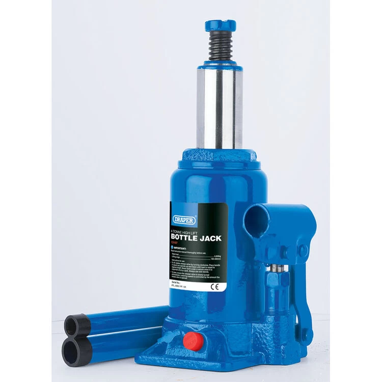 Draper 13107 High Lift Hydraulic Bottle Jack (4 Tonne) - Image 2