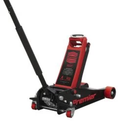 Sealey Trolley Jack 4tonne Rocket Lift Red