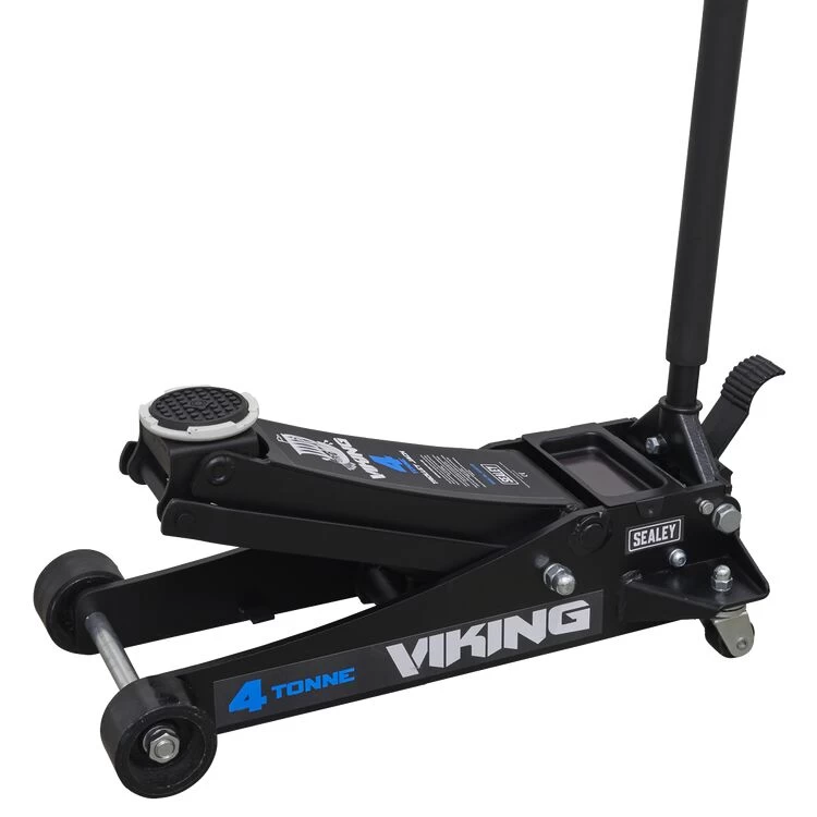 Sealey 4040TB Viking Tyre Bay Trolley Jack 4tonne Low Entry With Rocket Lift - Image 4