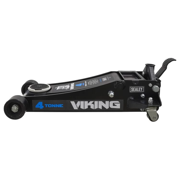 Sealey 4040TB Viking Tyre Bay Trolley Jack 4tonne Low Entry With Rocket Lift - Image 3