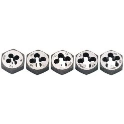 Draper 79198 Metric Hexagon Die Nut Set (5 Piece)