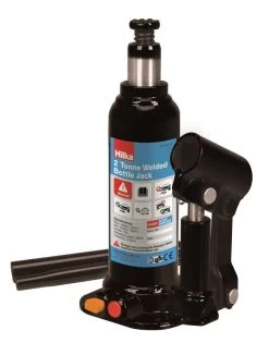 Hilka 2 Tonne 168 - 316mm Welded Bottle Jack In Case
