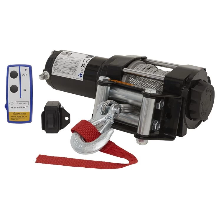 Sealey ATV1000W ATV Winch 1000kg Line Pull 12V - Image 4