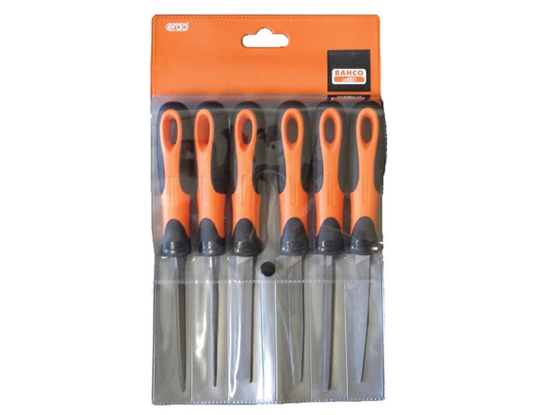 Bahco 1-476 ERGO™ File Set 6 Piece 100mm (4in) - Image 2