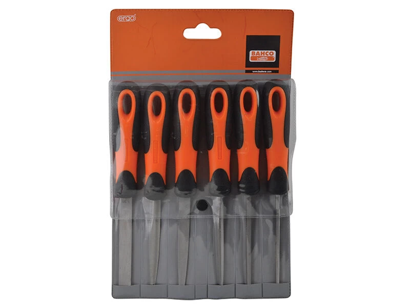 Bahco 1-476 ERGO™ File Set 6 Piece 100mm (4in) - Image 3