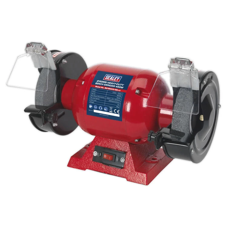 Sealey BG150XD/99 Bench Grinder ∅150mm 450W/230V Heavy-Duty - Image 2