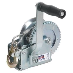 Sealey GWC1200M Geared Hand Winch 540kg Capacity With Cable