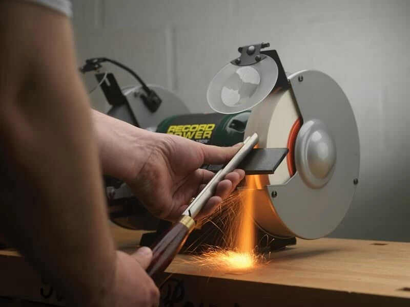 Record Power RSBG8 200mm (8in) Bench Grinder 550W 240V - Image 2