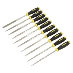 Sealey S0896 Diamond Needle File Set 10pc 100mm