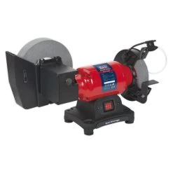 Sealey SM521 Bench Grinder Wet & Dry ∅200/150mm 250W/230V