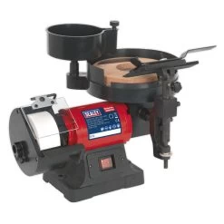 Sealey SMS2107 Bench Grinder/Sharpener Wet & Dry ∅200/125mm 250W/230V